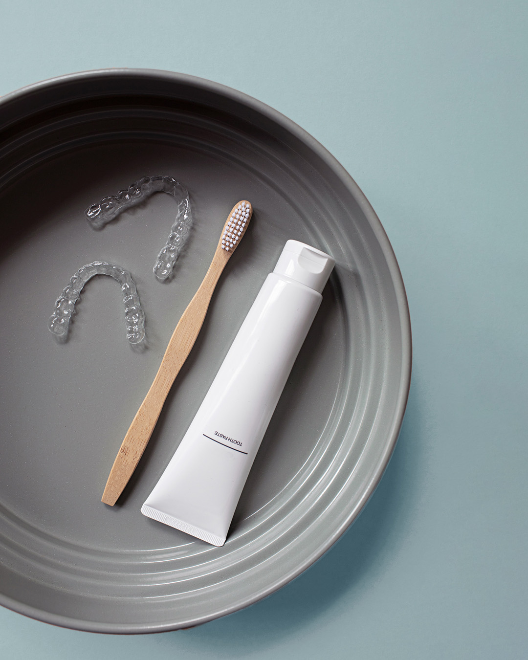 Invisaling and Toothbrush Stock Photo