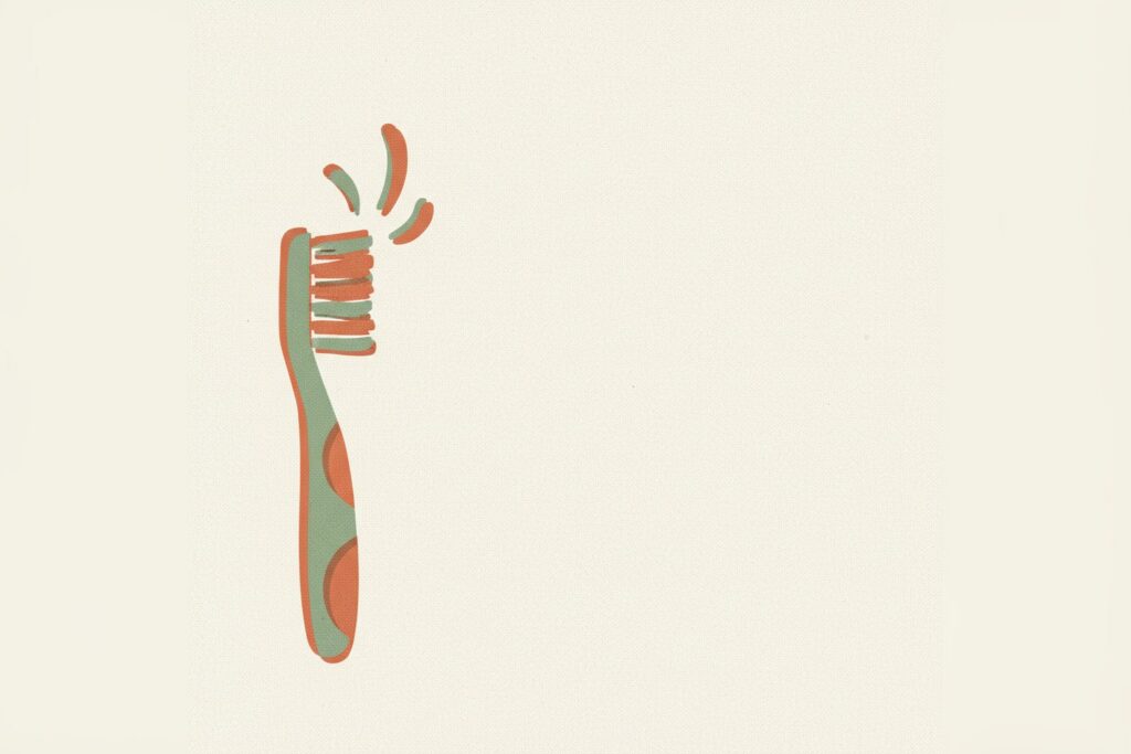 Editorial illustration for the McComb Orthodontics blog post: Los Angeles Parent Tooth Decay Prevention Guide